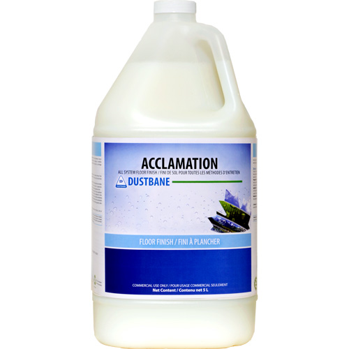 Acclamation All-System Floor Finish, 5 L, Jug Groupe Belzile Dickner