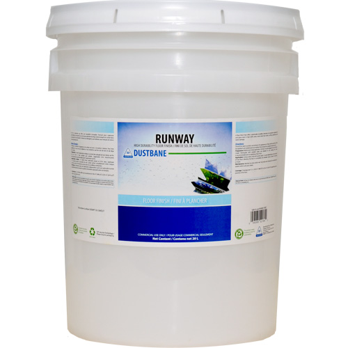 Runway High-Durability Floor Finish, 20 L, Drum Groupe Belzile Dickner