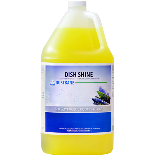 Dish Shine Detergent, Liquid, 5 L, Lemon Groupe Belzile Dickner