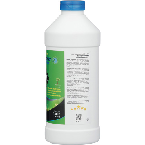 Nettoyant pour les mains biod&eacute;gradable, Poudre, 1 lb, Bouteille, Parfum&eacute; Groupe Belzile Dickner