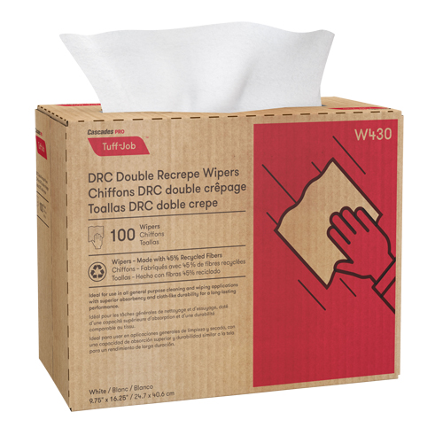 Chiffons Pro Tuff-Job, Tout usage, 9-3/4" lo x 16-1/2" la Groupe Belzile Dickner