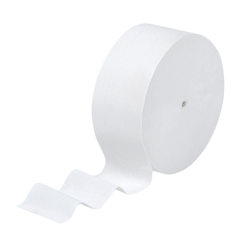 Papier hygi&eacute;nique JRT junior Scott, Rouleau Sans rouleau central, 1 Pli, Longueur 2300', Blanc Groupe Belzile Dickner