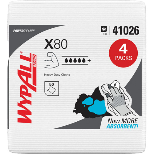 X80 Wipers, Heavy-Duty, 12-1/2" L x 12" W Groupe Belzile Dickner