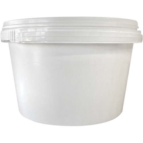 Seau avec couvercle, Plastique, 1,03 gal. Groupe Belzile Dickner