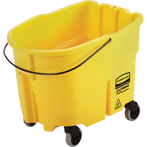 Wavebrake&reg; Mop Bucket, 8.75 US Gal. (35 qt.) Capacity, Yellow Groupe Belzile Dickner
