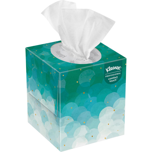 Kleenex&reg; Upright Facial Tissue, 2 Ply, 7.8" L x 8.3" W, 95 Sheets/Box Groupe Belzile Dickner