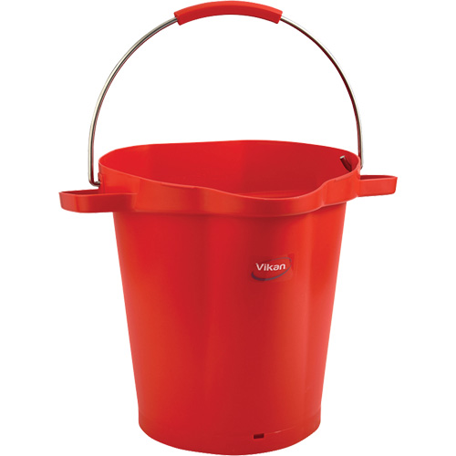 Seau hygi&eacute;nique pour service alimentaire, Rouge, 5 gal. US Groupe Belzile Dickner