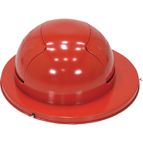 Couvercle pour baril &agrave; d&eacute;chets, Couvercle bomb&eacute;, M&eacute;tal, Convient aux contenants 23-1/2" dia. Groupe Belzile Dickner