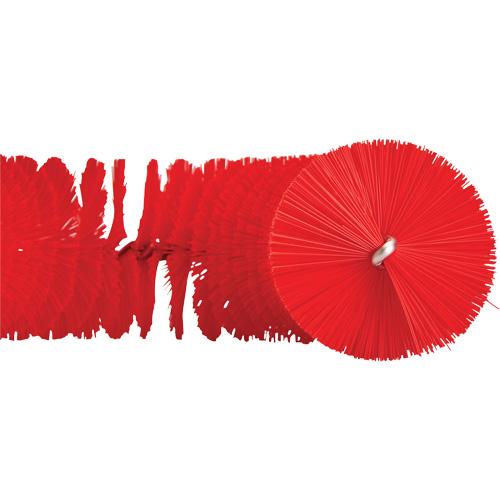 Brosse recourb&eacute;e, Soies Moyen/Ferme, Longueur de 15-1/2", Rouge Groupe Belzile Dickner