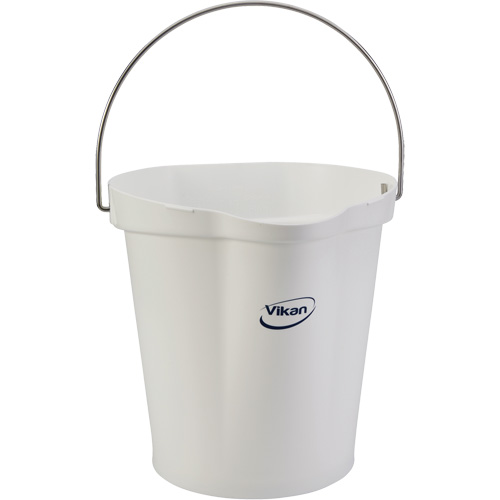 Food Hygiene Bucket, White, 3 US gal. Groupe Belzile Dickner