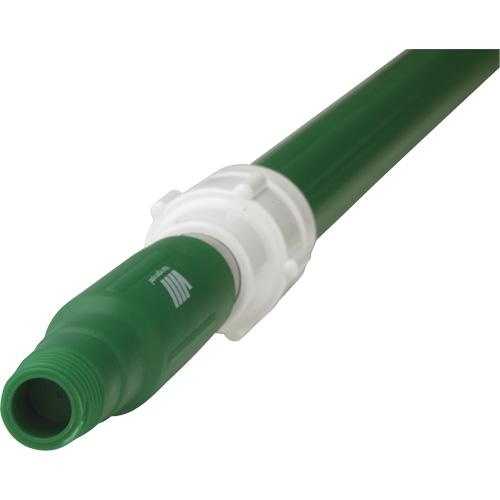 Deck Scrub Handle, Brush/Pad Holder, Green, Telescopic, 62"-113" L Groupe Belzile Dickner