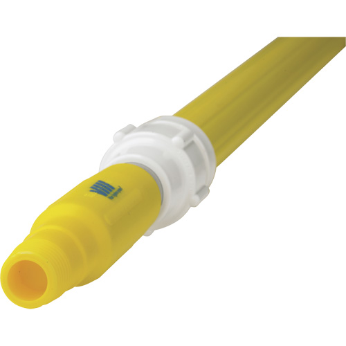 Deck Scrub Handle, Brush/Pad Holder, Yellow, Telescopic, 62"-113" L Groupe Belzile Dickner