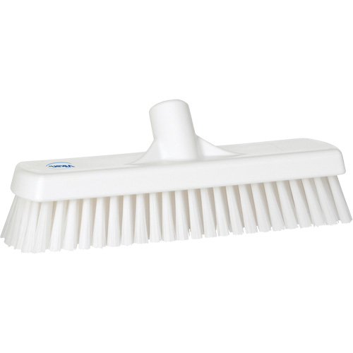 Brosse &agrave; r&eacute;curer pour planchers et murs, Crins Ferme, 12", Polyester, Blanc Groupe Belzile Dickner