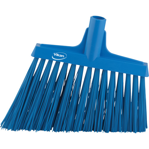Angle Broom Head, X-Coarse Bristles, 12", Polyester, Blue Groupe Belzile Dickner