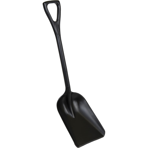 Pelle hygi&eacute;nique monopi&egrave;ce, Lame 10" x 6", Longueur de 37-1/2", Plastique, Noir Groupe Belzile Dickner