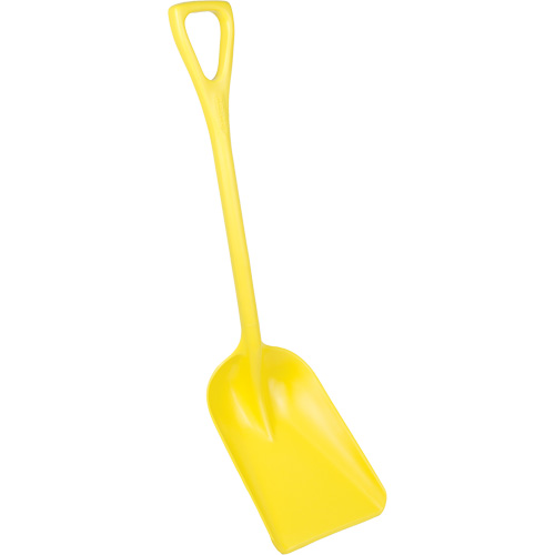 Pelle hygi&eacute;nique monopi&egrave;ce, Lame 10" x 6", Longueur de 37-1/2", Plastique, Jaune Groupe Belzile Dickner