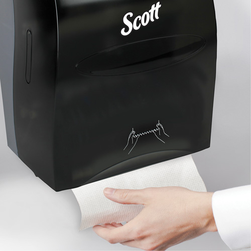 Scott&reg; Essential Hand Towel Roll Dispenser, Manual/No-Touch, 12.63" W x 10.2" D x 16.13" H Groupe Belzile Dickner