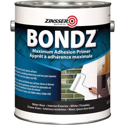Appr&ecirc;t &agrave; adh&eacute;rence maximale Bondz, 3,78 L, Gallon, Blanc Groupe Belzile Dickner
