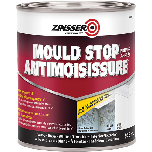 Mold Stop Primer, 946 ml, Can, White Groupe Belzile Dickner