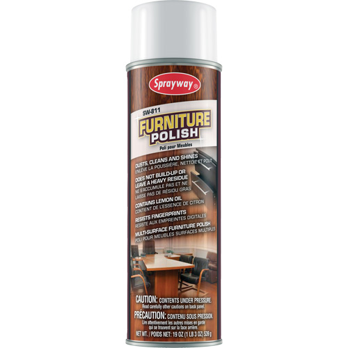 Furniture Polish, 20 oz., Aerosol Can Groupe Belzile Dickner