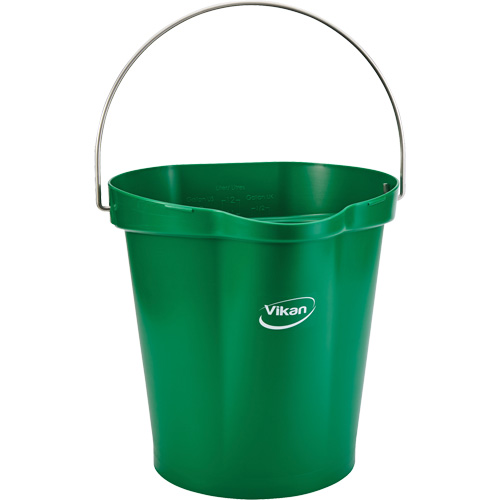 Food Hygiene Bucket, Green, 3 US gal. Groupe Belzile Dickner