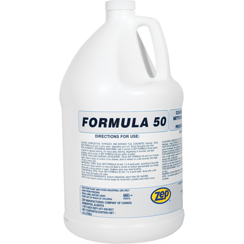 Formula 50 Heavy-Duty Alkaline Cleaner, 4 L, Jug Groupe Belzile Dickner