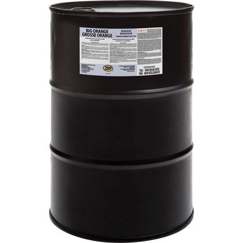 D&eacute;graissant industriel et nettoyant pour graffitis Big Orange, 210 L Groupe Belzile Dickner