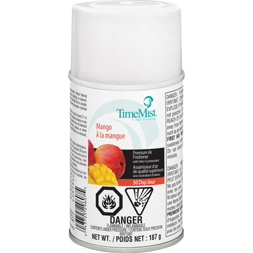 Purificateur dair industriel TimeMist, Mangue, Canette a&eacute;rosol/Cartouche Groupe Belzile Dickner
