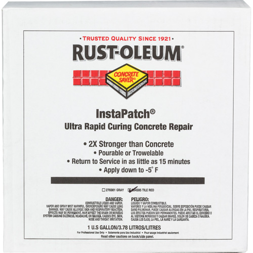 Produit de r&eacute;paration du b&eacute;ton InstaPatch de Concrete Saver, Trousse, Rouge Groupe Belzile Dickner