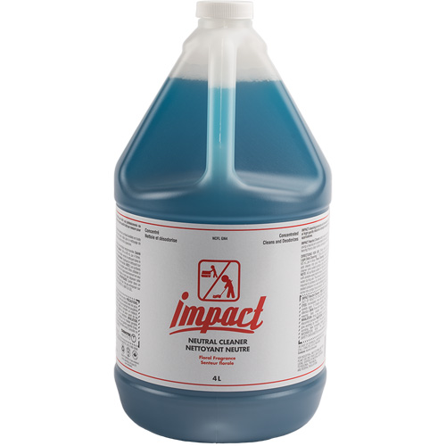 Nettoyant neutre pour planchers Impact, 4 L, Cruche Groupe Belzile Dickner