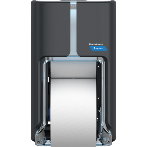 Pro Tandem Top-Bottom High Capacity Toilet Paper Dispenser, Multiple Roll Capacity Groupe Belzile Dickner