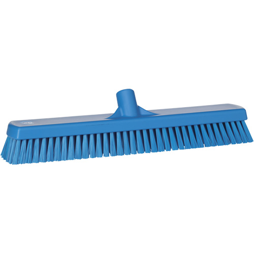 Deck & Wall Scrub Brush, Stiff Bristles, 19", Polyester, Blue Groupe Belzile Dickner