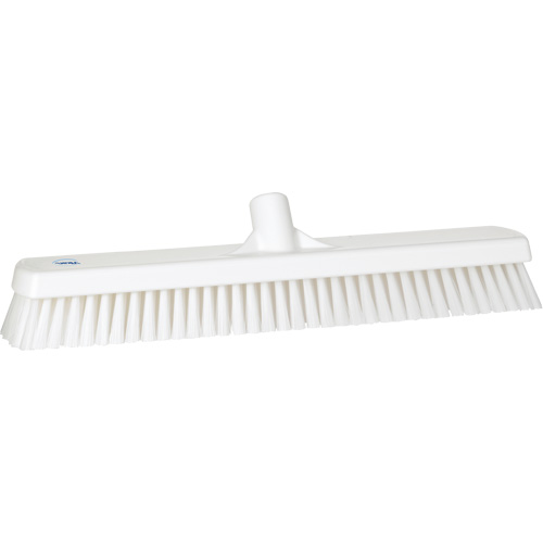 Deck & Wall Scrub Brush, Stiff Bristles, 19", Polyester, White Groupe Belzile Dickner