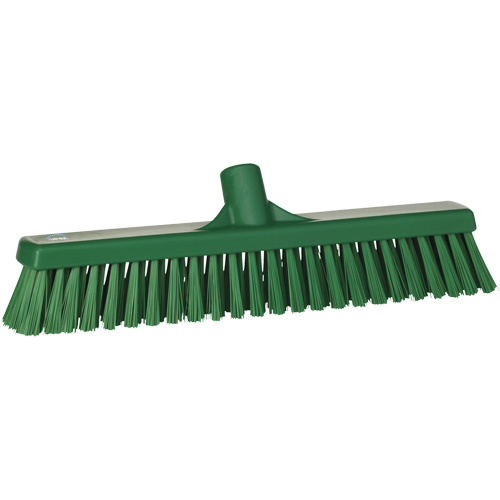 T&ecirc;te de balai-brosse &agrave; soies combin&eacute;es, Crins Cors&eacute;/Fin, 16-1/2", Polyester, Vert Groupe Belzile Dickner