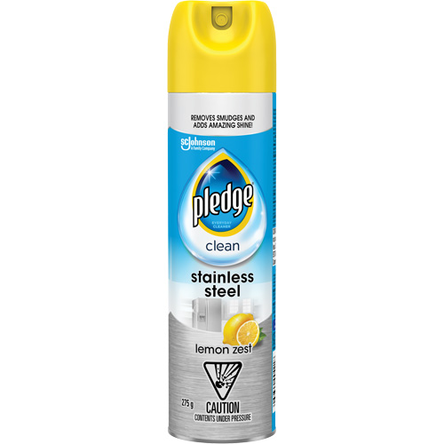 Pledge&reg; Stainless Steel Cleaner, 275 g, Aerosol Can Groupe Belzile Dickner