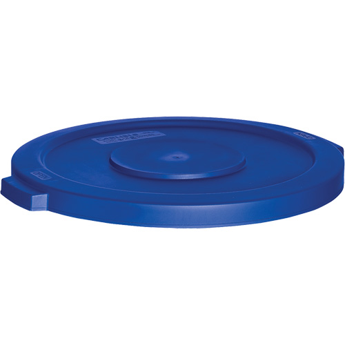 Waste Container Lid, Flat Lid, Plastic, Fits Container Size: 22" Dia. Groupe Belzile Dickner