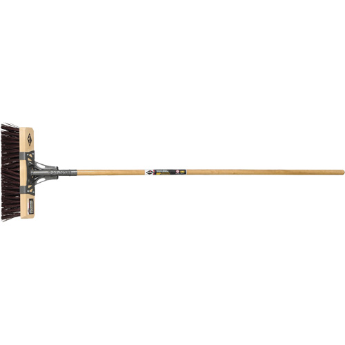 Street Broom, 18", X-Coarse, Synthetic Bristles Groupe Belzile Dickner