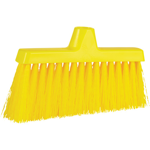 ColorCore Angle Head Broom, Medium Bristles, 10", Polypropylene, Yellow Groupe Belzile Dickner