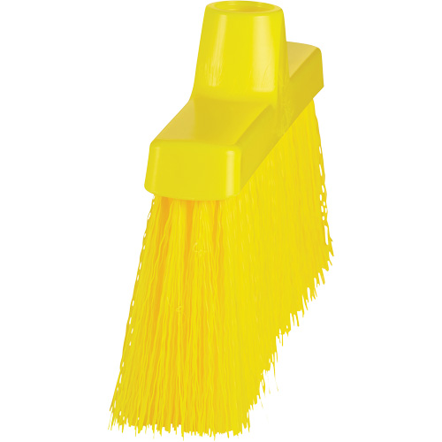 ColorCore Angle Head Broom, Medium Bristles, 10", Polypropylene, Yellow Groupe Belzile Dickner