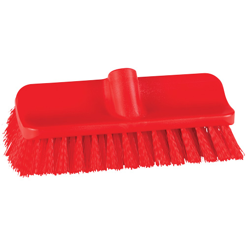 Brosse &agrave; angle double ColorCore pour surfaces hautes et basses, Soies Ferme, Longueur de 10", Rouge Groupe Belzile Dickner