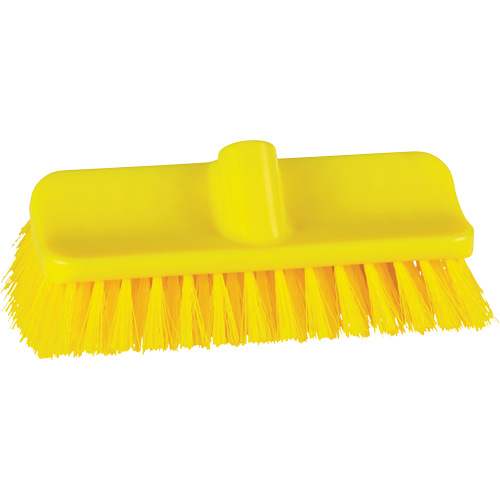 Brosse &agrave; angle double ColorCore pour surfaces hautes et basses, Soies Ferme, Longueur de 10", Jaune Groupe Belzile Dickner