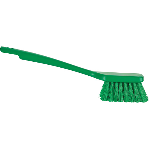 ColorCore Short Handle Brush, Stiff Bristles, 12" Long, Green Groupe Belzile Dickner