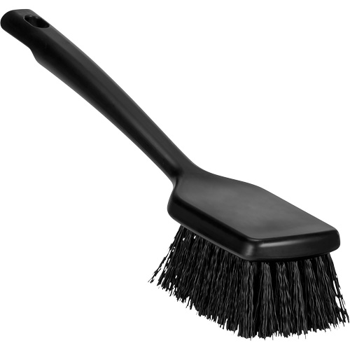 ColorCore Short Handle Brush, Stiff Bristles, 12" Long, Black Groupe Belzile Dickner