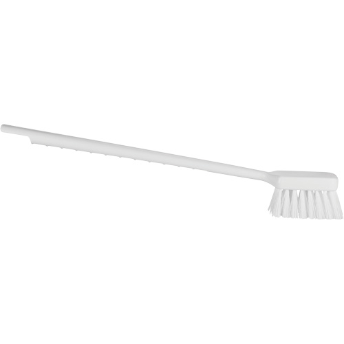 ColorCore Long Handle Brush, Stiff Bristles, 20" Long, White Groupe Belzile Dickner