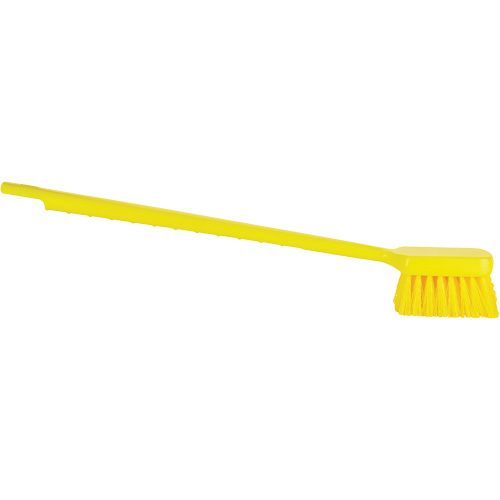 Brosse &agrave; manche long ColorCore, Soies Ferme, Longueur de 20", Jaune Groupe Belzile Dickner