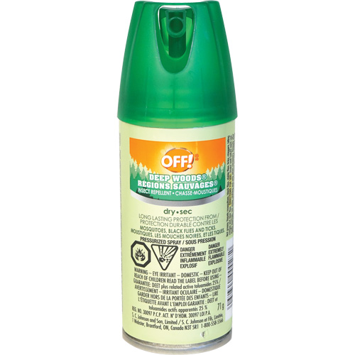 Insectifuge Off! R&eacute;gions sauvages, DEET &agrave; 25 %, Vaporisateur, 100 ml Groupe Belzile Dickner
