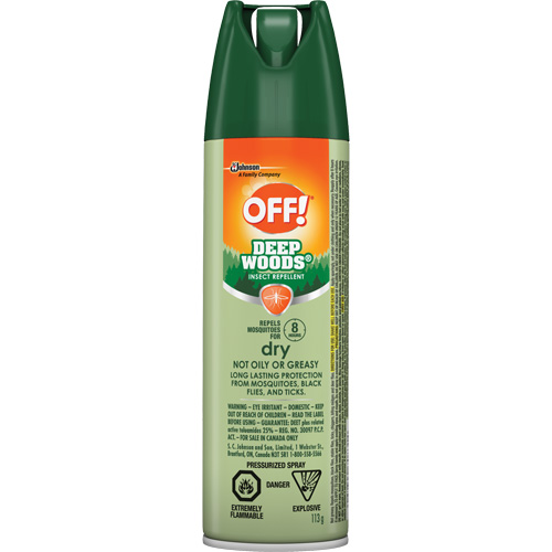 Insectifuge Off! R&eacute;gions sauvages, DEET &agrave; 25 %, A&eacute;rosol, 113 g Groupe Belzile Dickner