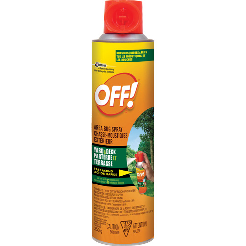 OFF! Area Bug Spray, DEET Free, Aerosol, 350 g Groupe Belzile Dickner
