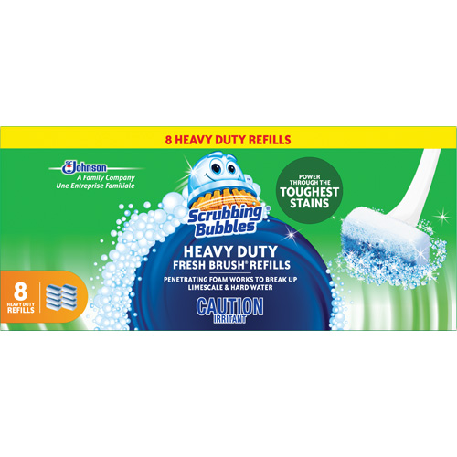 Recharge de tampons &agrave; usage intensif pour la brosse pour cuvettes Scrubbing Bubbles Fresh Brush, Recharge Groupe Belzile Dickner