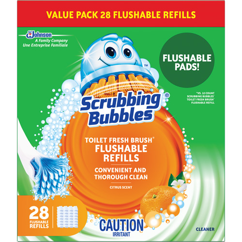 Recharge de tampons pour la brosse pour cuvettes Scrubbing Bubbles Fresh Brush, Recharge Groupe Belzile Dickner